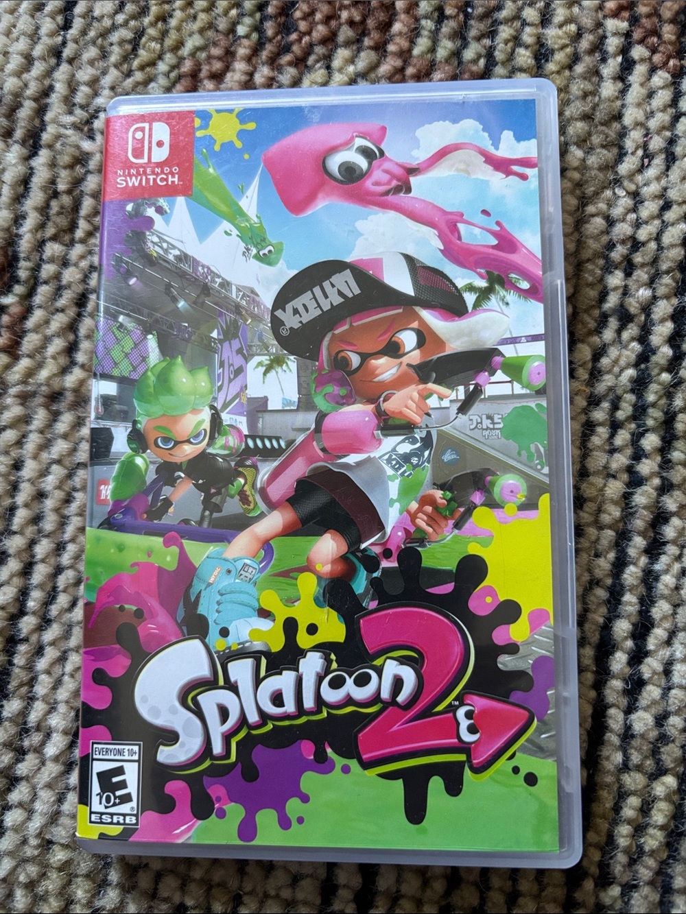 Nintendo Splatoon 2 - Pink & Green Cover Art